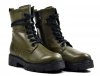 Botki 36 damskie glany MARCO TOZZI skóra 25286  zielone khaki oliwka